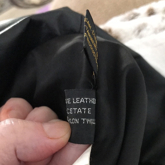 LEATHER GENUINE SKIRT SZ 10 BLACK BY TANNERY WEST EXCELLENT CONDITION! - Picture 8 of 10